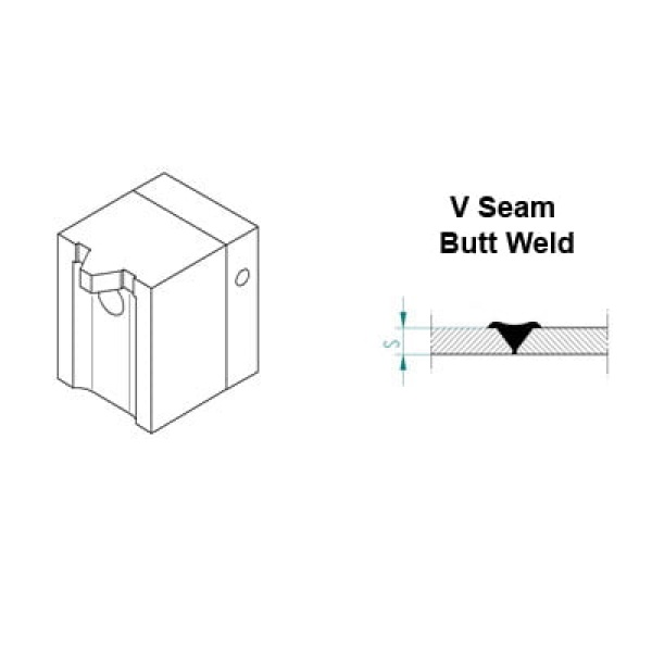 Welding Shoe V Seam Butt Weld 5-6mm for Mini